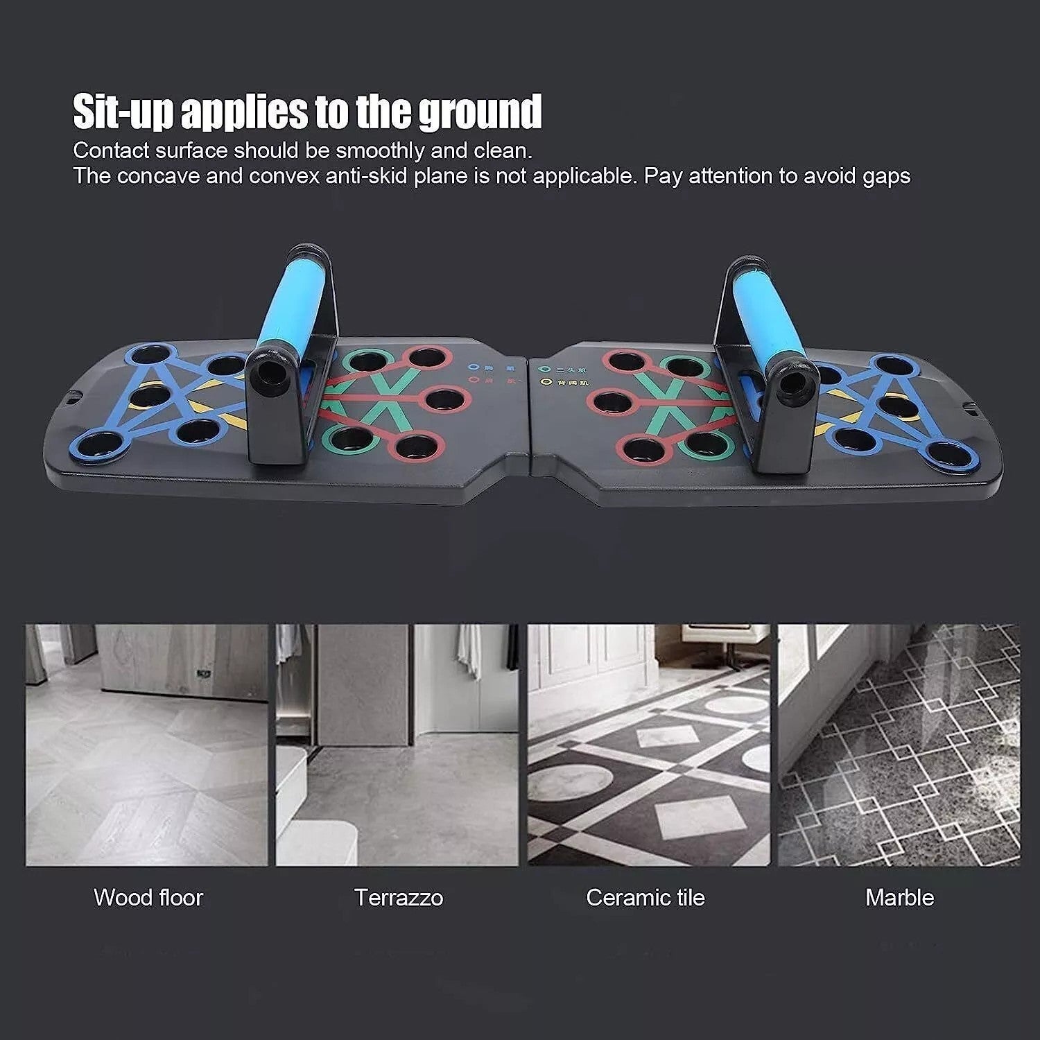 Push up Board 12 in 1 Fitness Workout Train Gym Muscle Exercise Pushup Stand