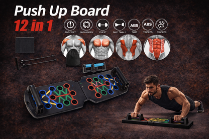 Push-Up Board Pro — Color-Coded Home Workout System